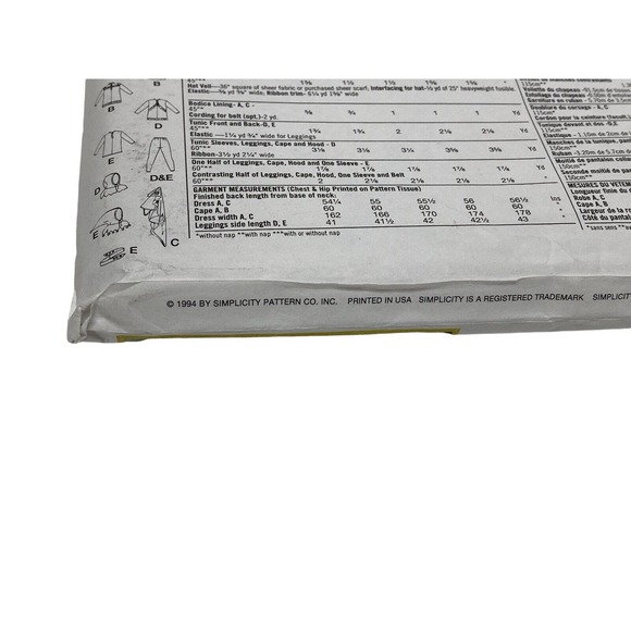 Simplicity 9229 Misses Mens Teens Medieval Costumes Capes Jester Sewing Pattern - Picture 3 of 6